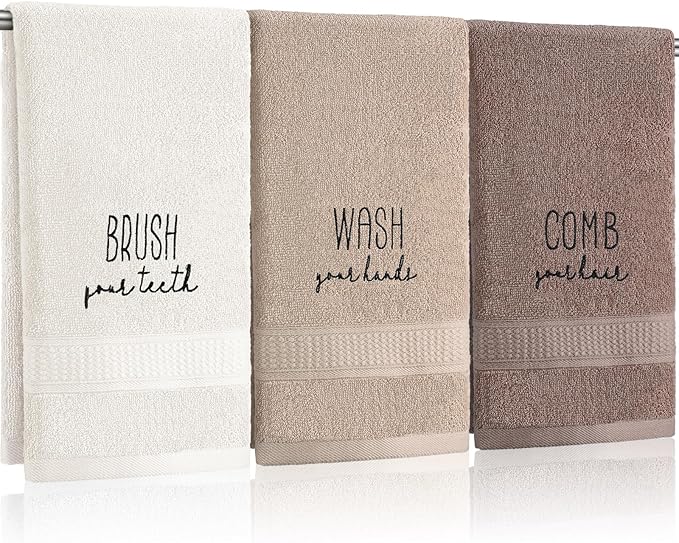 3 Pcs Farmhouse Decorative Hand Towels