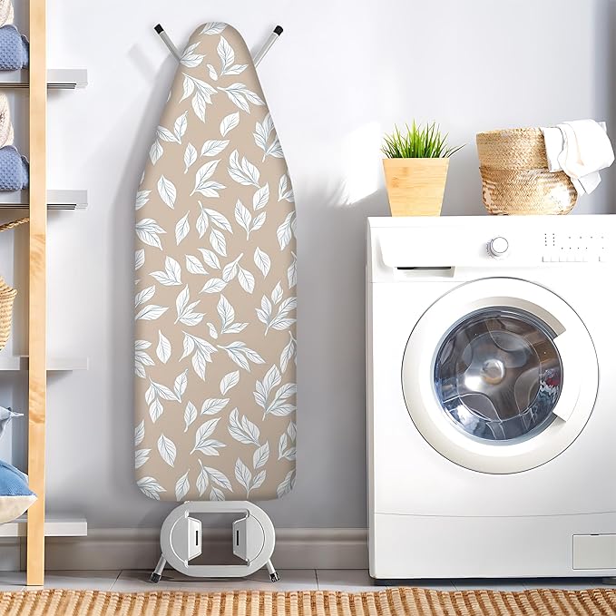Floral Ironing Board Cover 17.7"x49", Standard Size Iron Board Covers