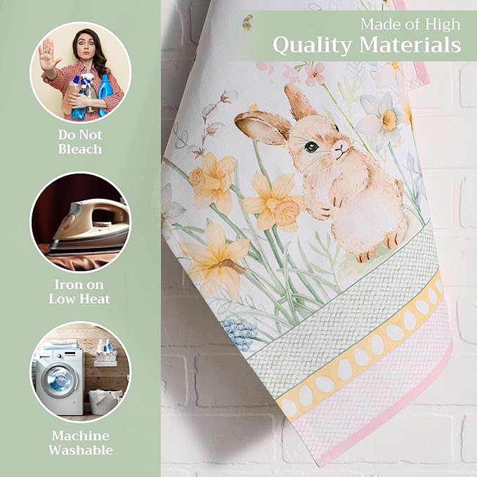 Maison d' Hermine Kitchen Towels Set of 3 100% Cotton 27.50" x 20" Reusable