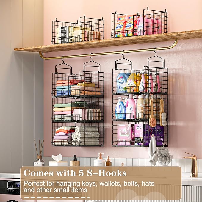 Sonyabecca 3-Tier Extra Large Closet Hanging Organizer