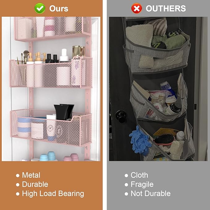 Over The Door Organizer, Metal Door Organizer Hanging