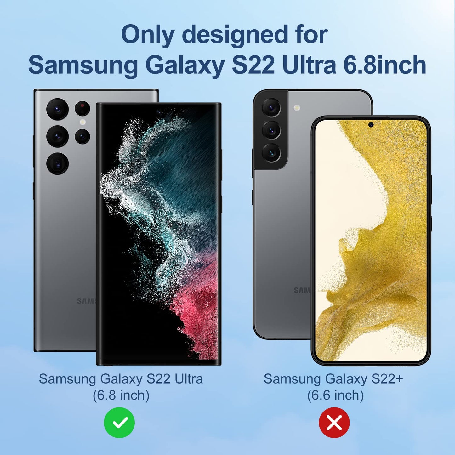 LK 3 Pack for Samsung Galaxy S22 Ultra Screen Protector [Not Glass] [Support Fingerprint Unlock] Bubble Free, with Easy Installation Tool, 3D Curved Max Coverage for S22 Ultra 6.8-inch