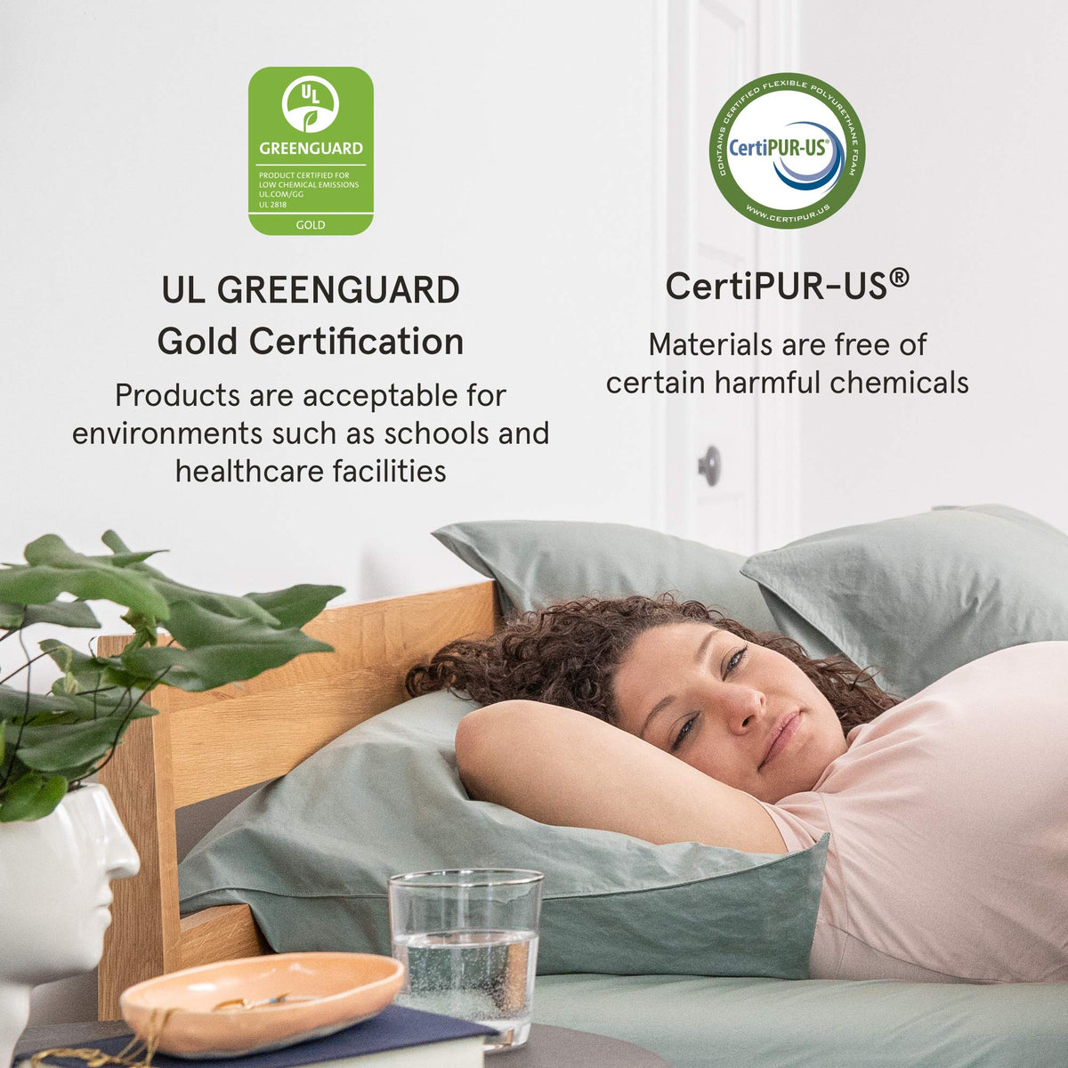 Tuft & Needle Mattress Topper, Full Size, 2 inches of our Breathable, Supportive Adaptive Foam, Luxe Gray Cover, CertiPUR-US and Greenguard Gold Certified