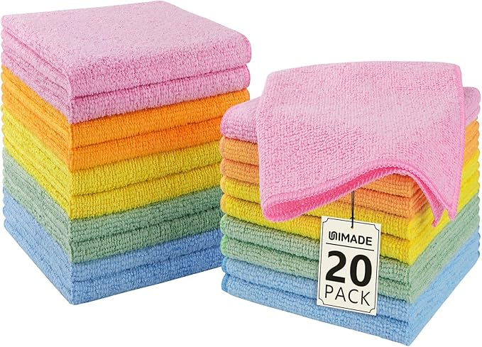 Washcloths - 20 Pack - Face Towels, Highly Soft Wash Cloths and Hand Towels