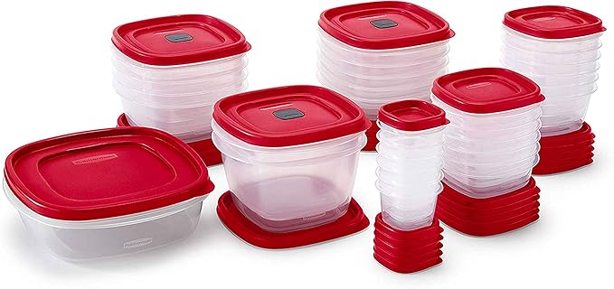 Rubbermaid 60-Piece Food Storage Containers