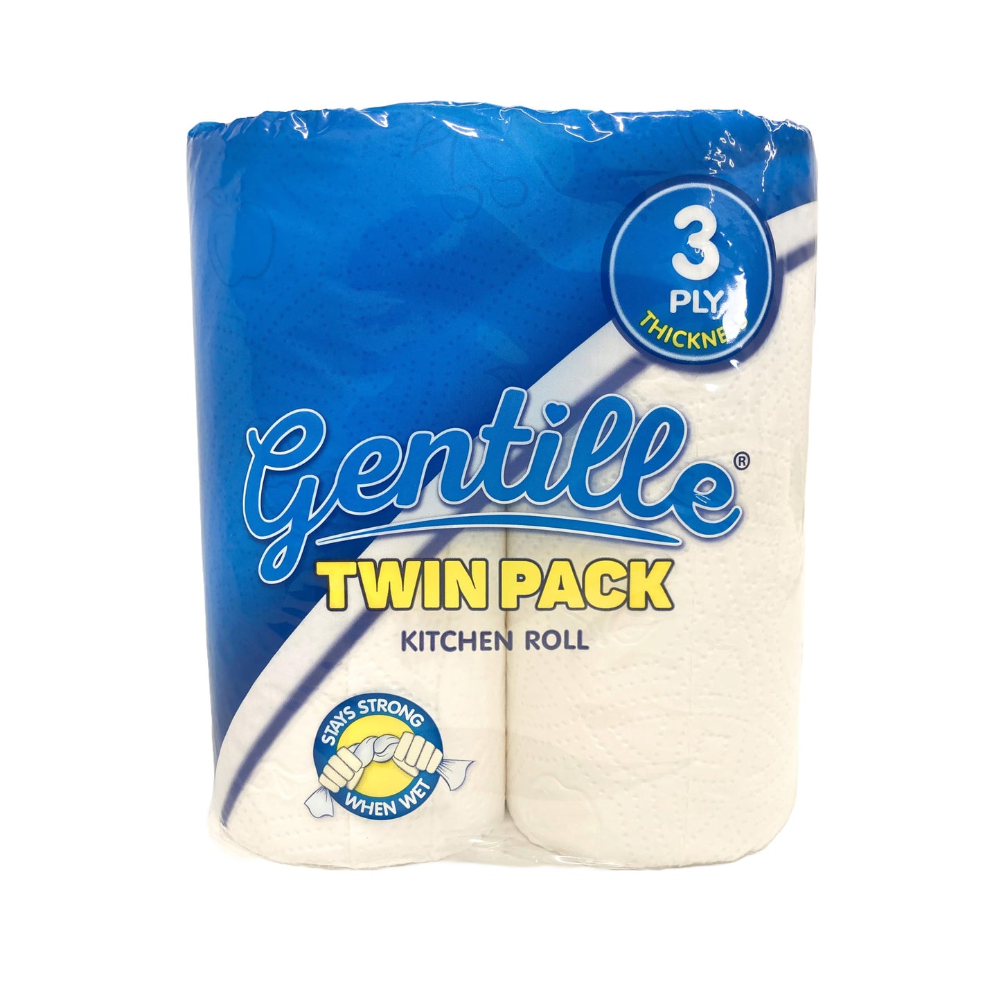 Gentille Twin Kitchen Roll | 3 Ply Thickness | Thick, Strong, Absorbent Paper | UK Made (24)