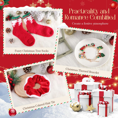 Christmas Gifts for Women 2025 - Christmas Gift Baskets for Women Mom Wife Grandma Daughter Sisters Girlfriend Friends Coworkers Teacher Nurse Her, Christmas Gift Sets Christmas Gifts Boxes for Her