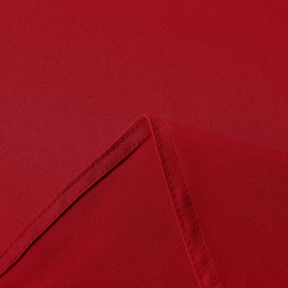 sancua Rectangle Tablecloth - 60 x 84 Inch - Stain and Wrinkle Resistant Washable Polyester Table Cloth, Decorative Fabric Table Cover for Dining Tables, Buffet Parties, Christmas Red