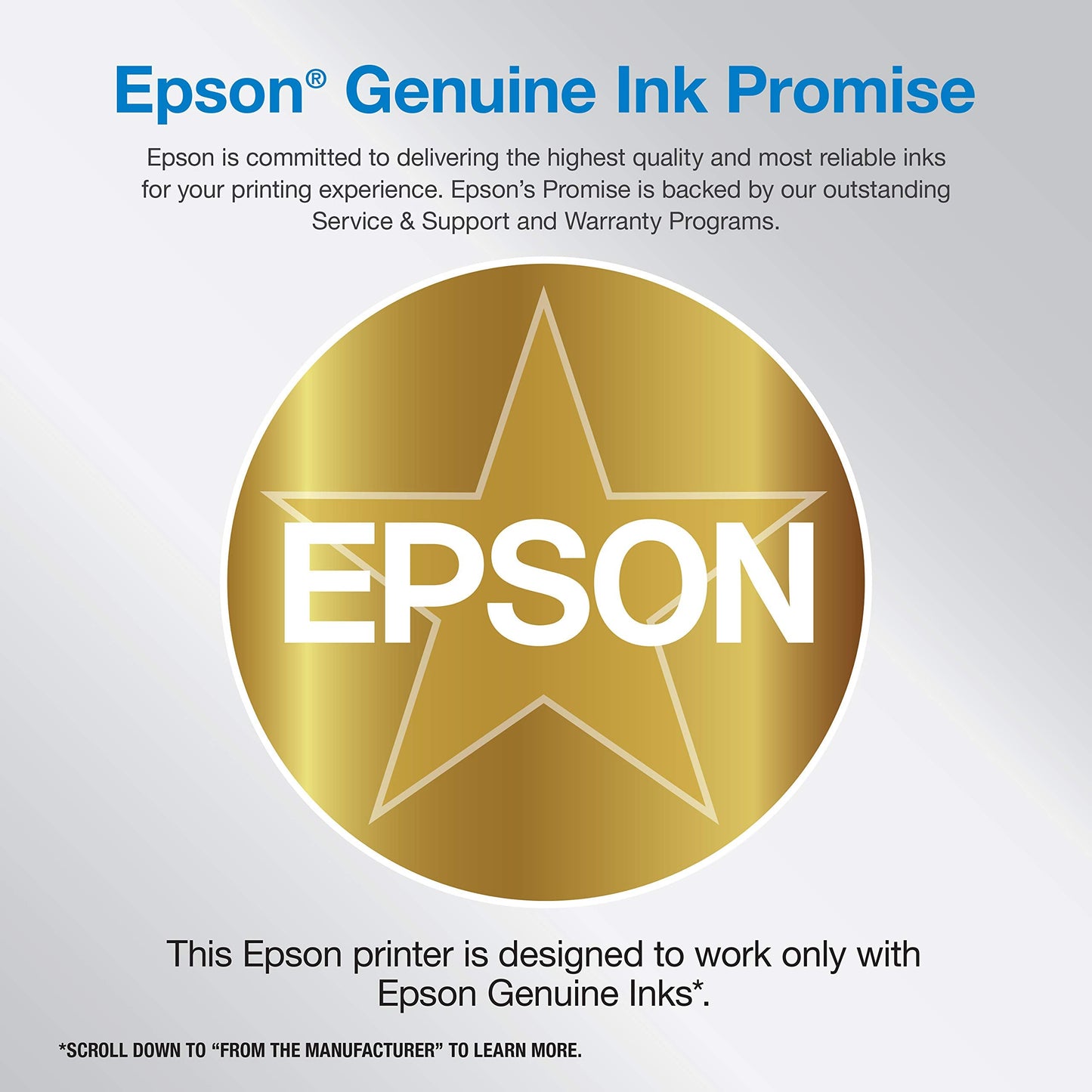Epson Workforce Pro WF-7820 Wireless Duplex All-in-One Wide-Format Printer, Copier, Scanner, and Fax with 50 Page ADF, 250 Sheet Paper Capacity and Mobile Printing, Black