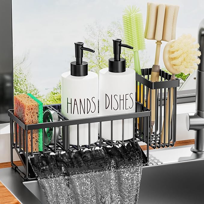 MASADI Kitchen Dish Soap Dispenser Set