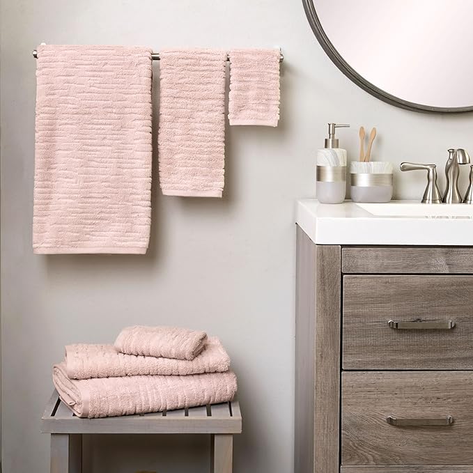 SKL Home CloudSoft 100% Cotton Luxury Bath Towel, 600 GSM, Ultra Plush &