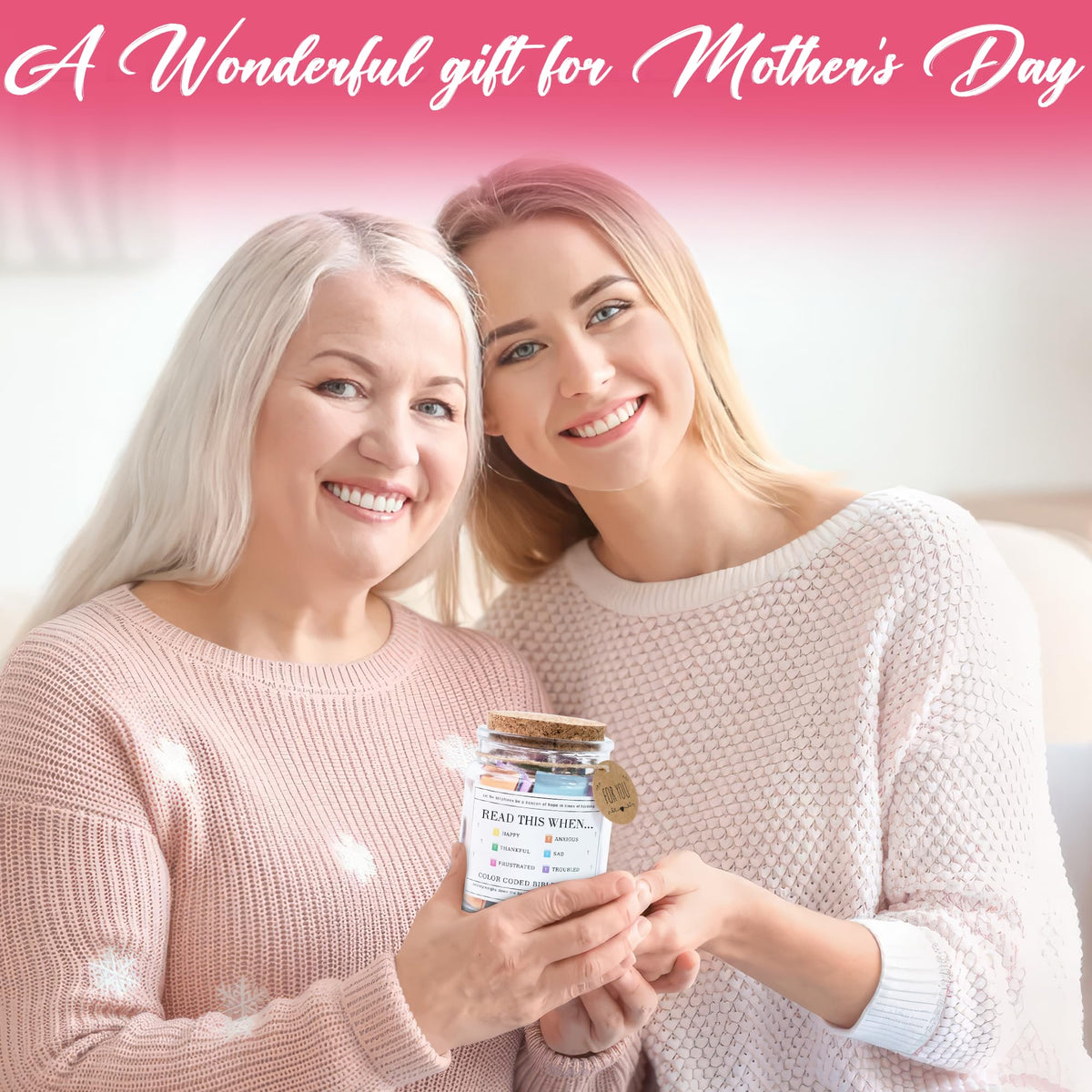 Read This When Bible Verses Jar – Mothers Day Gifts For Mom, Birthday, Christian Gifts for Women, Graduations Gift, Teacher Appreciation Gift