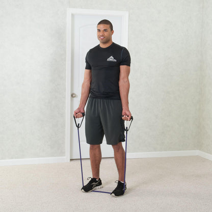 Black Mountain Products Single Resistance Band - Door Anchor and Starter Guide Included