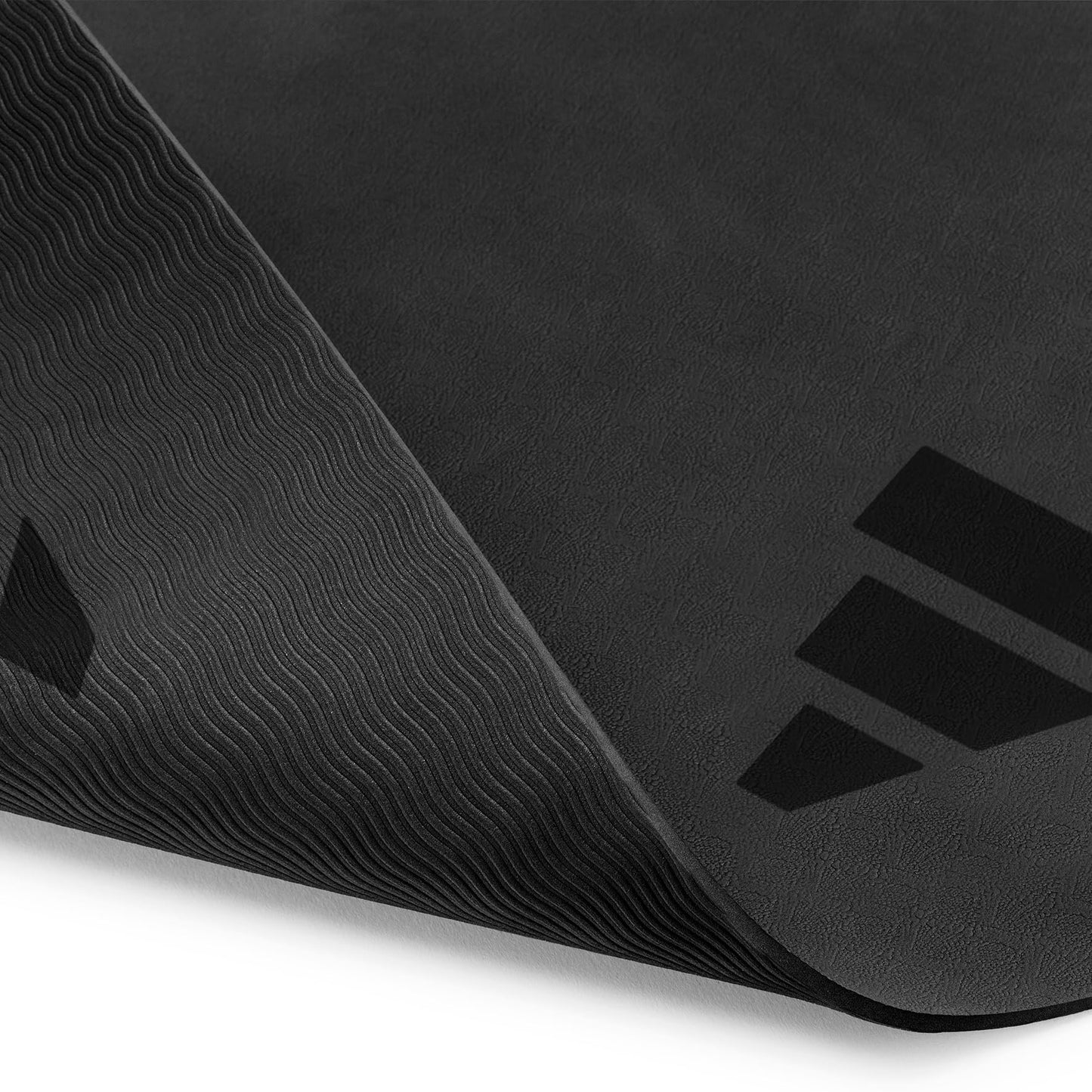 adidas Premium Yoga Mat, Firm-Density Workout Mat, 5 mm