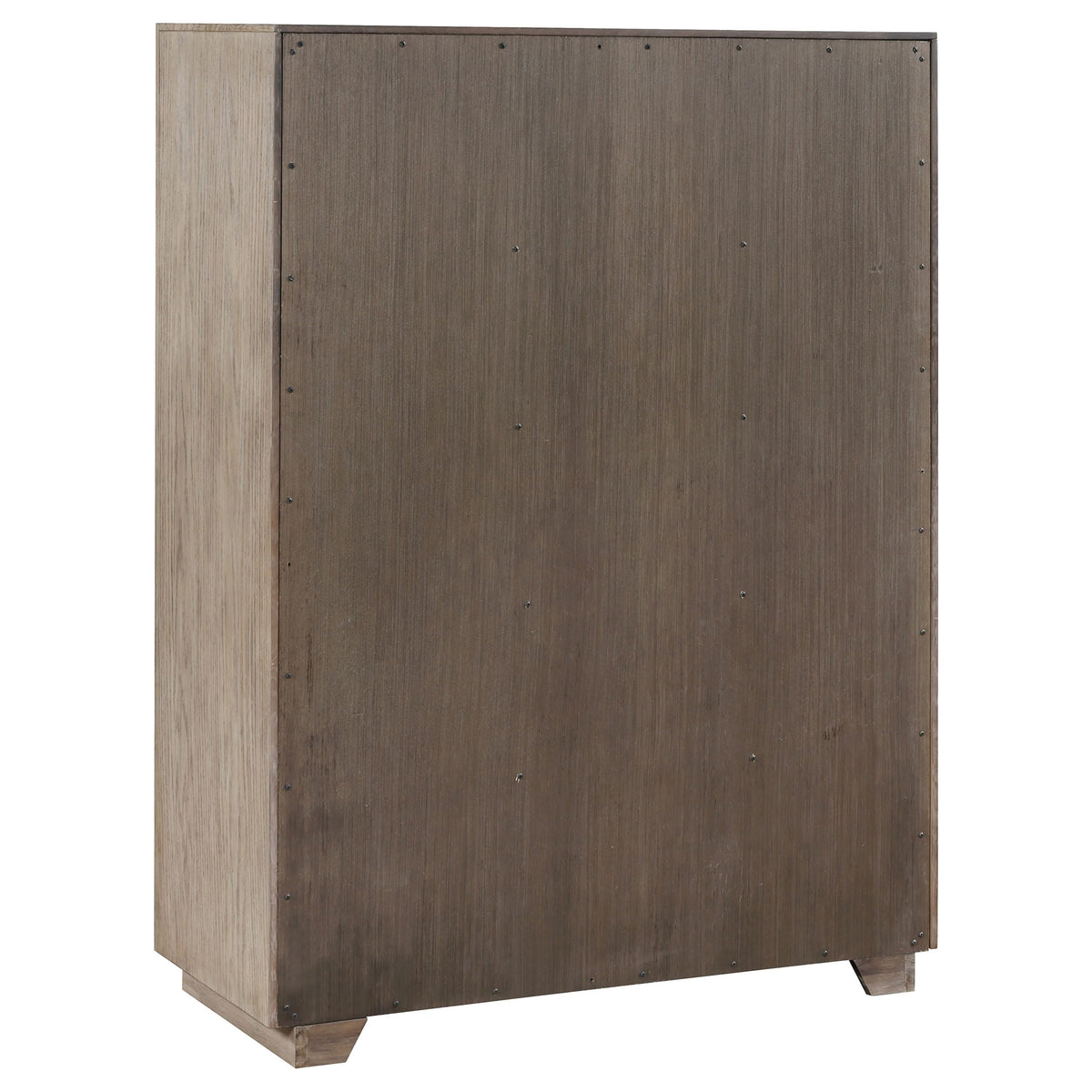 Coaster Home Furnishings - Kenora - Wood - 5-Drawer Chest with Chrome Bar Pulls, Mitered Trim and Recessed Base - Transitional - Bedroom - Barley Brown - 224855