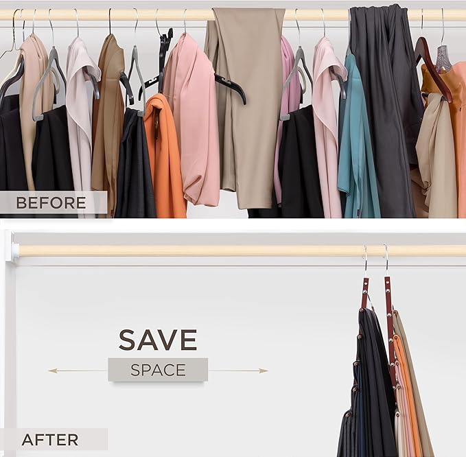 MORALVE Pants Hangers Space Saving