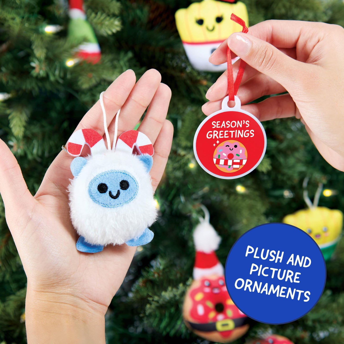 Emotional Support Advent Calendar by Relatable, Includes Mini Plush Toys and Ornaments, Fun Holiday Gift and Stocking Stuffer for Loved Ones of All Ages, Includes 24 Ornaments in Countdown Calendar