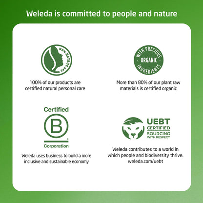 WELEDA Skin Food Nourishing Cleansing Balm 75ml | Oil-to-Milk Formula | All Skin Types | Make-up Remover | Vegan