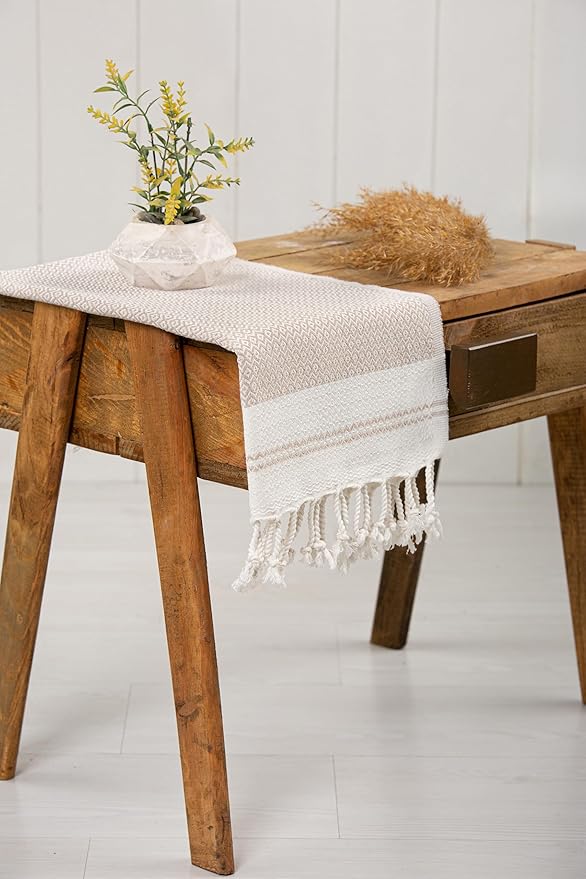 Evelynen Turkish Hand Towels for Bathroom & Kitchen Towels Decorative Set of 2