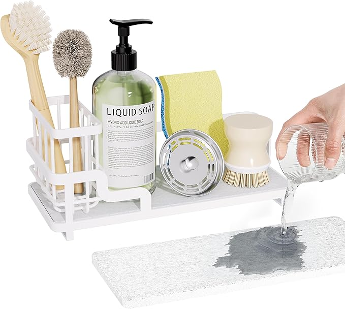Consumest Sponge Holder for Kitchen Sink