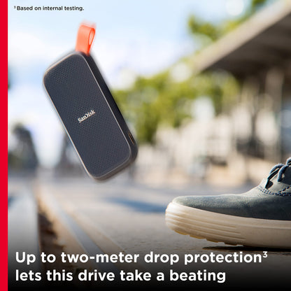 SanDisk 2TB Portable SSD - Up to 800MB/s, USB-C, USB 3.2 Gen 2, Updated Firmware - External Solid State Drive - SDSSDE30-2T00-G26