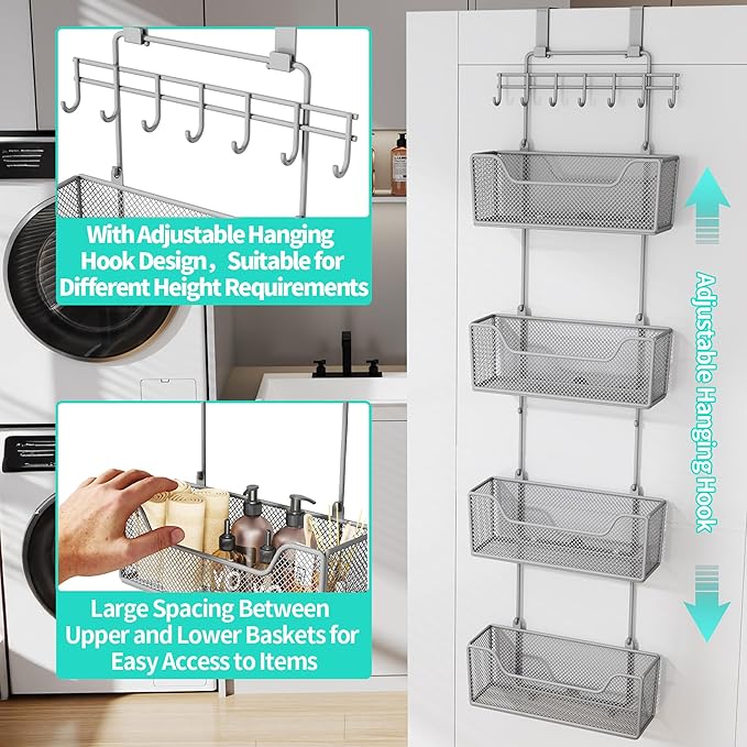 HapiRm Over The Door Organizer