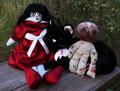 Lily: Host a Ghost – 13" Creepy Haunted Doll for Protection from Ghosts. Lizzie Borden House Scary Doll for Halloween and True Crime Collectors