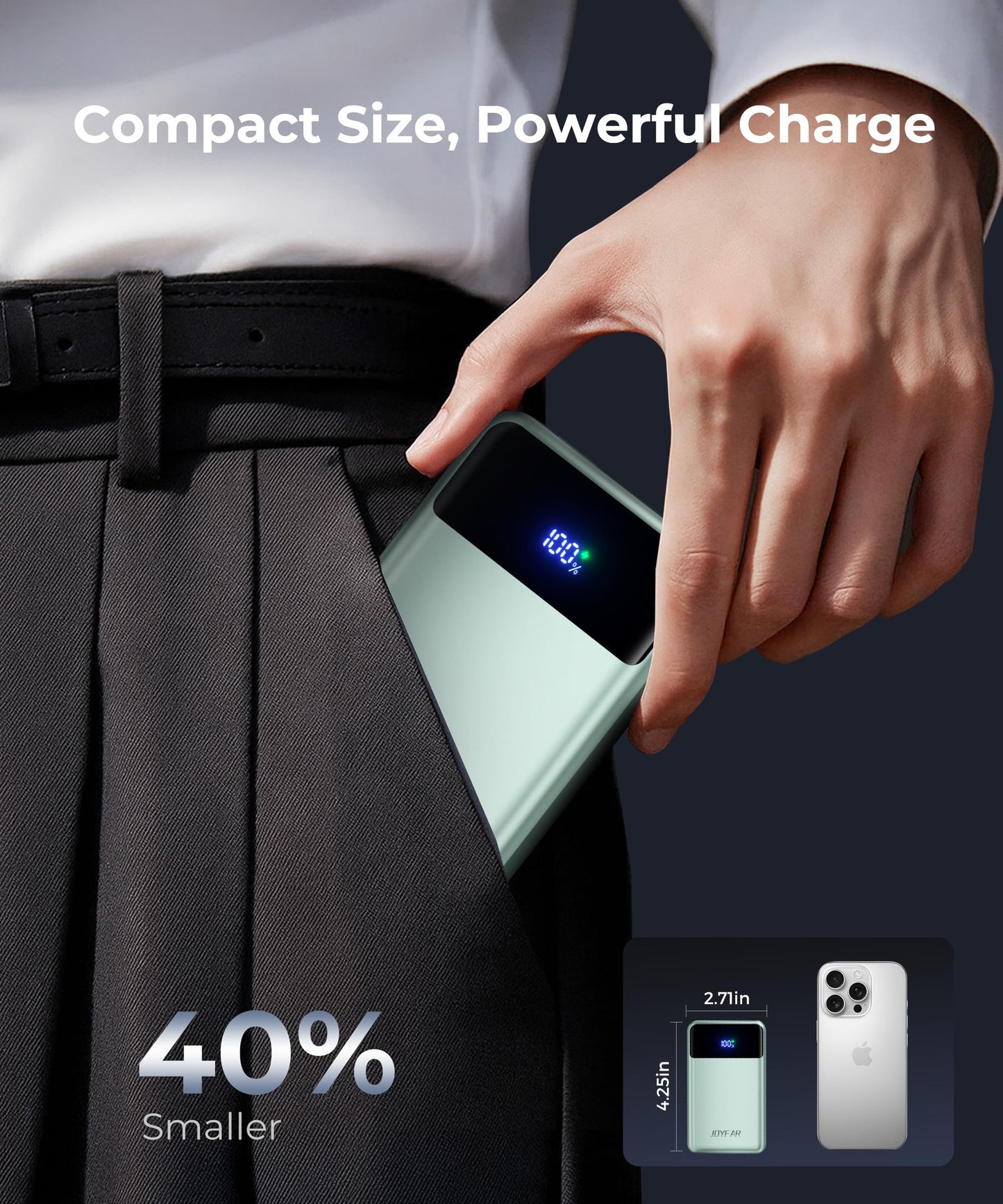 Portable-Charger-Power-Bank Travel Essentials Battery Pack USB C 30000mAh Built in Cable 22.5W Phone Fast Charging Powerbank Compatible with iPhone 16 15 14 13 12 11 iPad Samsung Google Xiaomi