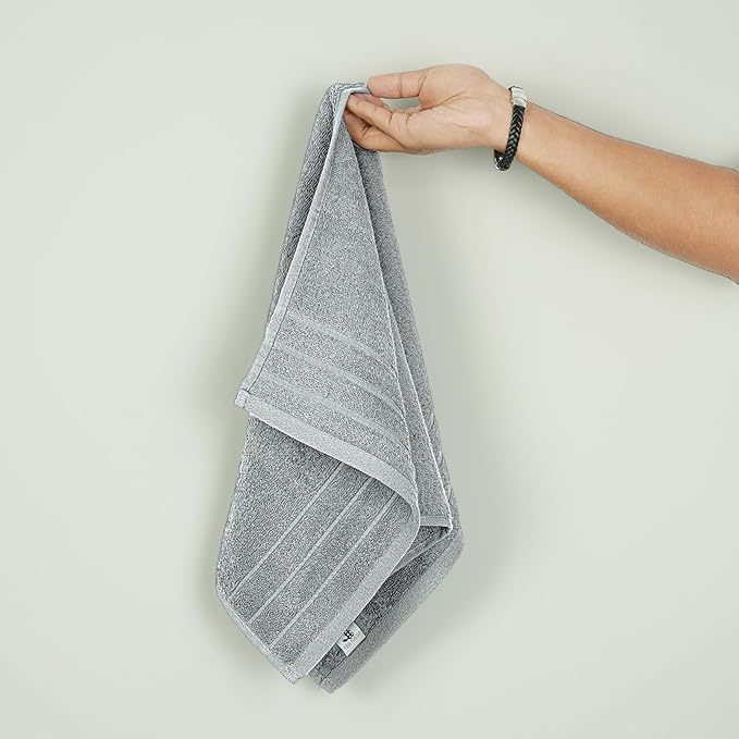 Tens Towels Pack of 6 Hand Towels, 100% Cotton, Lighter Weight, Quick to Dry