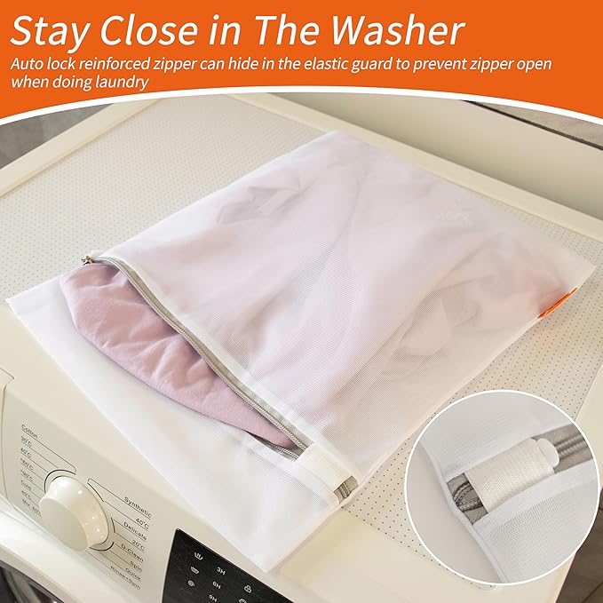 Polecasa 3Pcs Mesh Laundry Bags