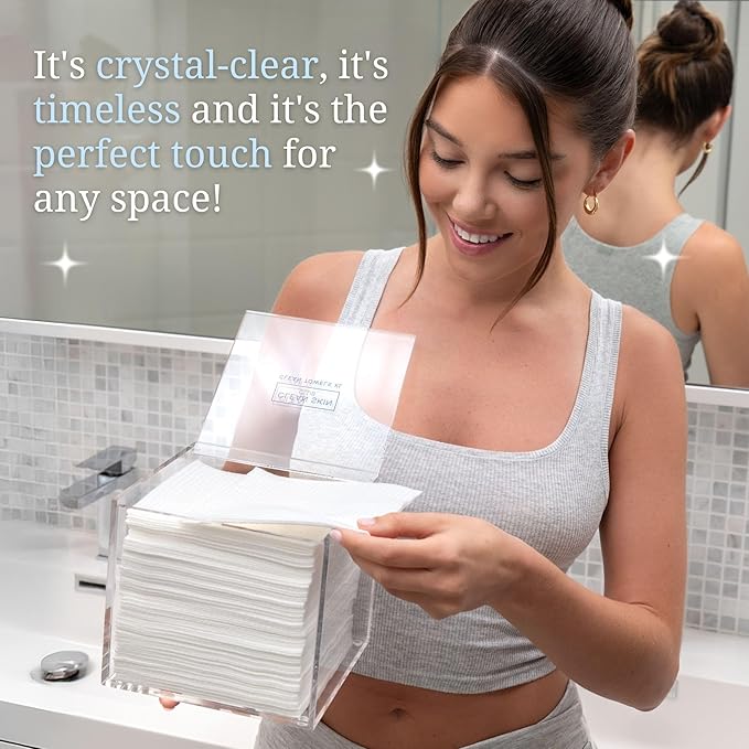 CLEAN SKIN CLUB Clear Acrylic Box