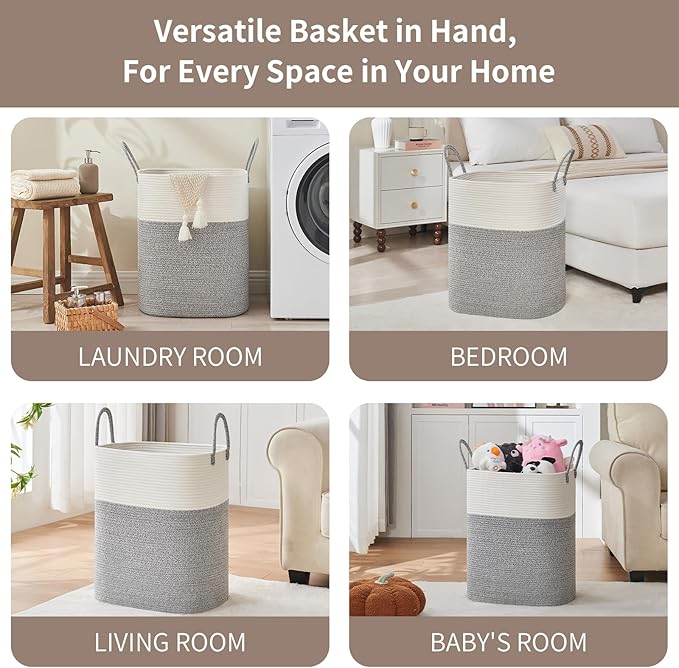 Laundry Basket with Handles