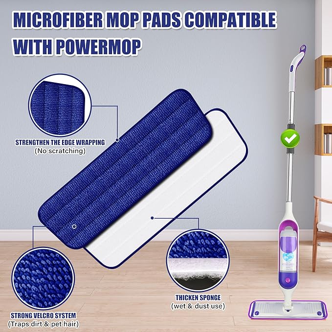 Microfiber Spray Mop for Floors Cleaning: Wet Dry Hardwood Floor Mops