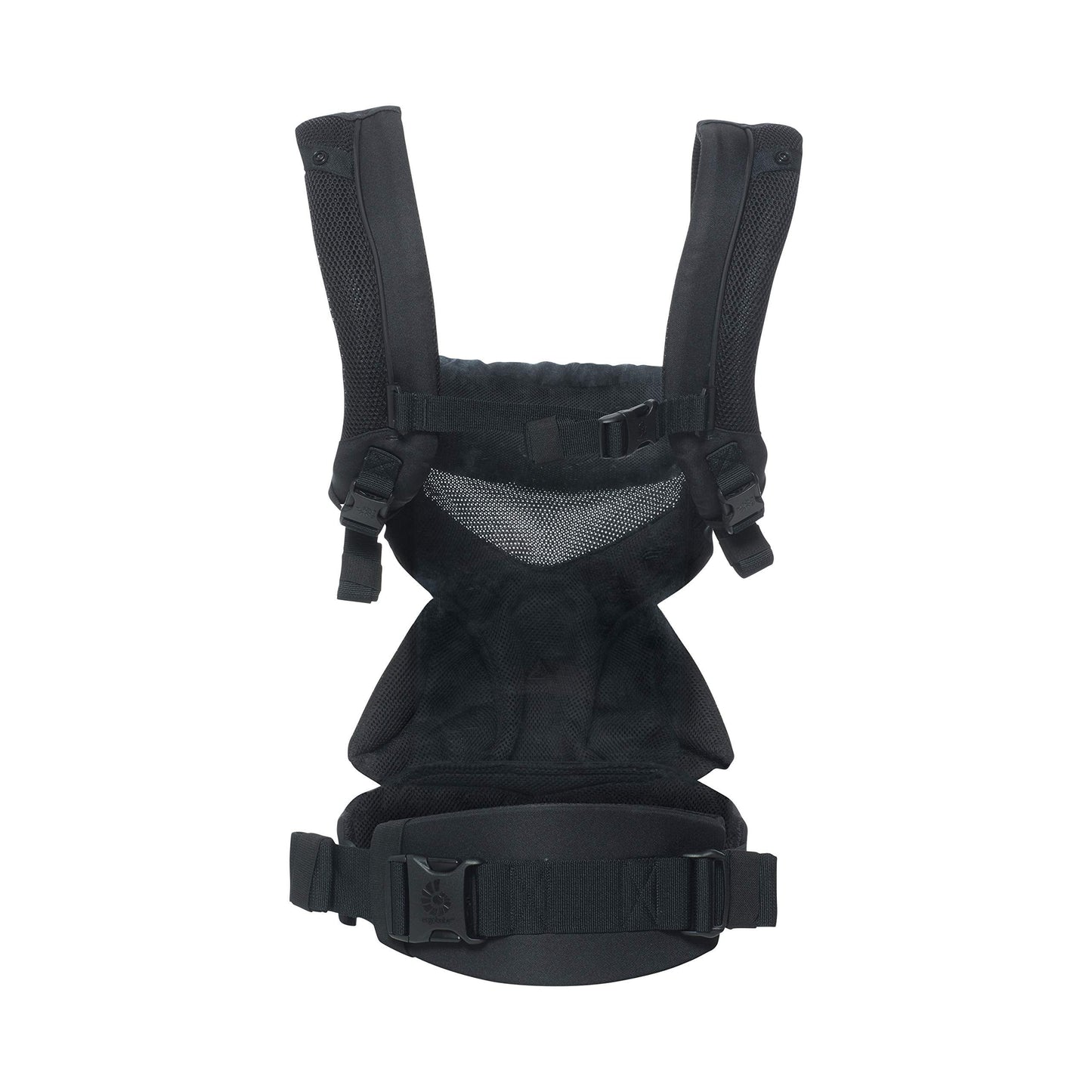 Ergobaby Baby Carrier Omni 360 Cool Air Mesh, 4-Positions for Newborn to Toddler (0-3 yrs), Ergonomic Child Carrier & Backpack, Onyx Black