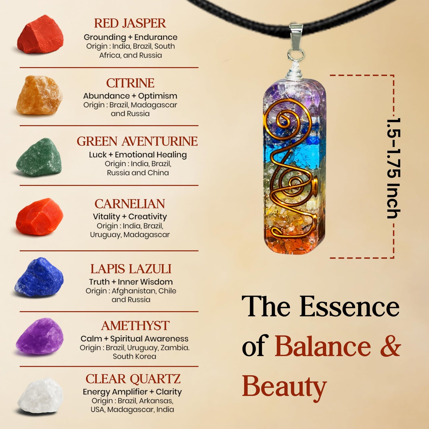 AstraVeda Crystal Tree, Tree of Life, 7 Chakra Stones, Feng Shui, Women Gifts, Healing Crystal, Gemstone, Crystals, Healing Stones, Spiritual Gifts, 300 Beads