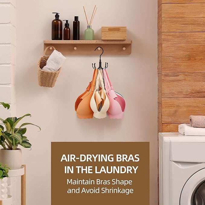 ZEDODIER Belt Hanger, Rotatable Belt Rack Closet Accessories Organizer