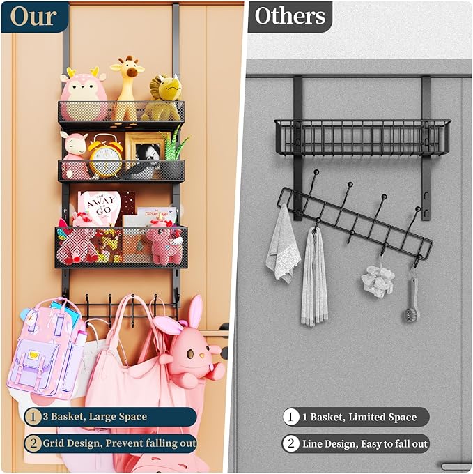 Consumest Over The Door Hooks Organizer