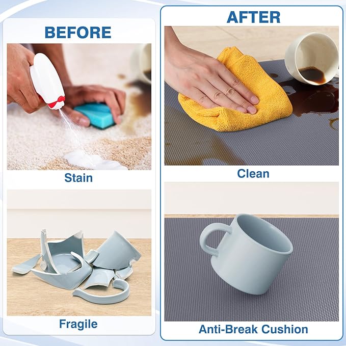 StepRite Kitchen Mats, Kitchen Rugs Sets of 2, Cushioned Anti Fatigue Kitchen