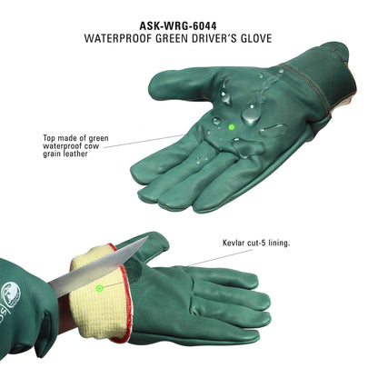 SAFTA Cut Resistant Gloves, Kevlar lining gloves Level 5 Protection, Thorn proof Gardening Gloves, Stab Proof Gloves for Handling Sharp Objects in Butcher | Mechanic | Industrial Work.(One Pair, XL)