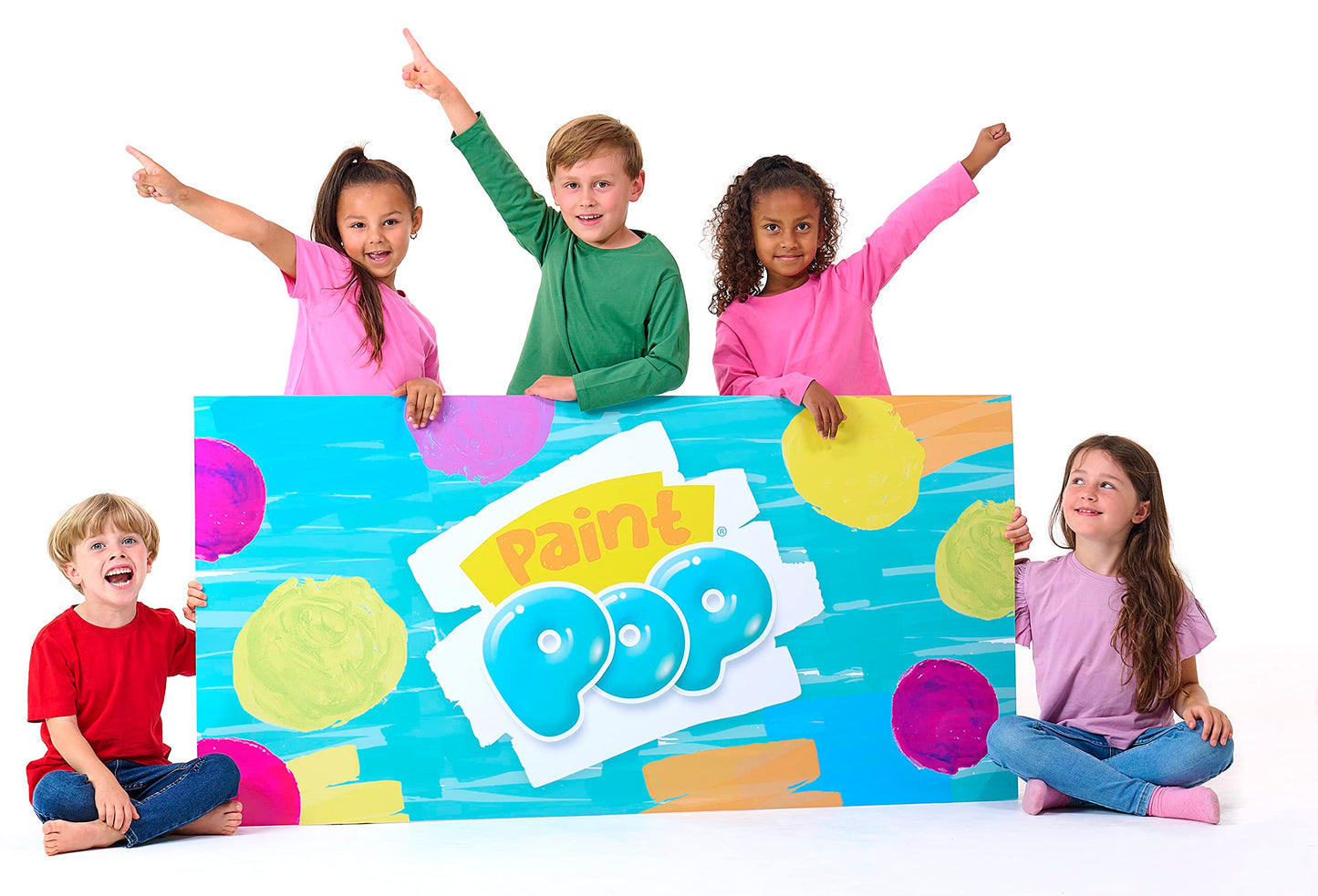 Paint Pop Paint Sticks For Kids - 30 Pack Assorted Colours & Giant Storage Tube - Twist & Paint, Mess-Free, Fast Drying Action, Easy Clean Up, Vibrant Colours, Multi-Surface,0.5 Liters