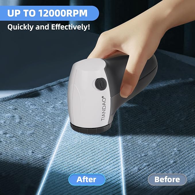 Electric Fabric Shaver and Lint Remover, Portable Fuzz Remover