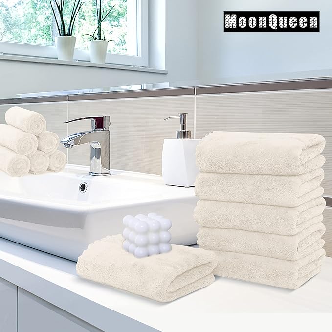 MOONQUEEN 6 Pack Premium Hand Towels