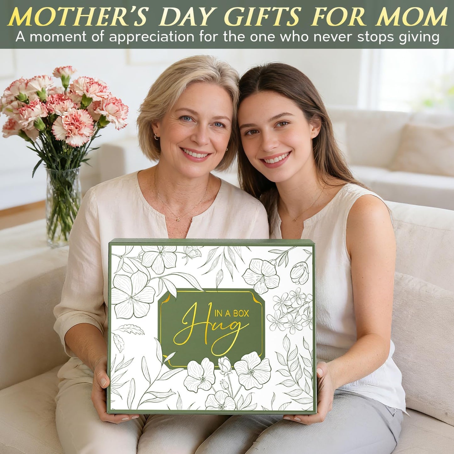 Mother's Day & Birthday Gifts for Women, Get Well Soon Care Package After Surgery & Cancer, Luxury Self Care Sympathy Basket, Inspirational Thinking of You Feel Better Spa Gift Set for Mom Her Friend