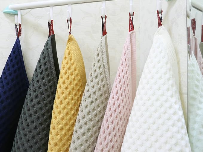 Mia'sDream Cotton Waffle Wash Cloths