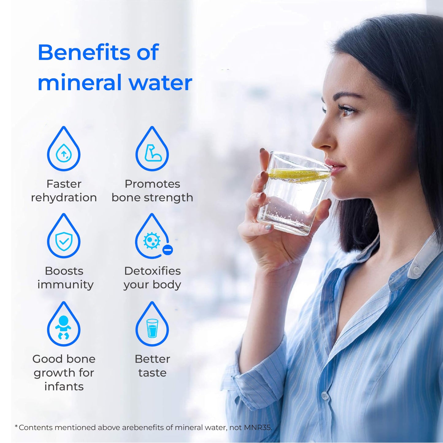 Waterdrop Remineralization Inline Water Filter, 1/4” Quick Connect Post Filter for RO Reverse Osmosis Filter System, Restore Essential Minerals (1)