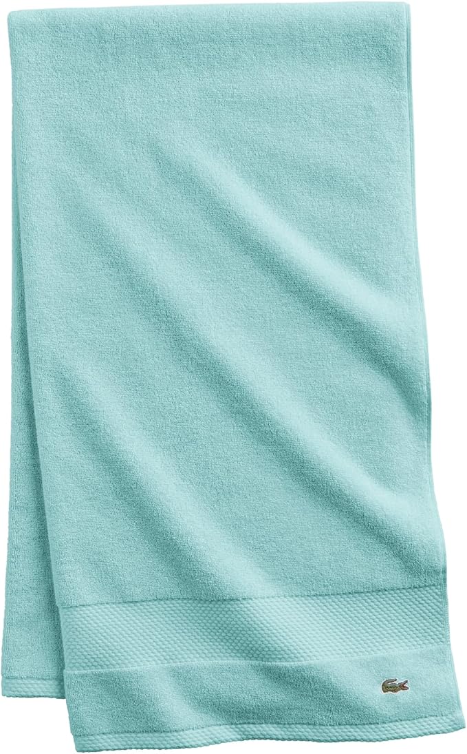 Lacoste Heritage 100% Supima Cotton Bath Towel, Premium Super Soft Bath Towel