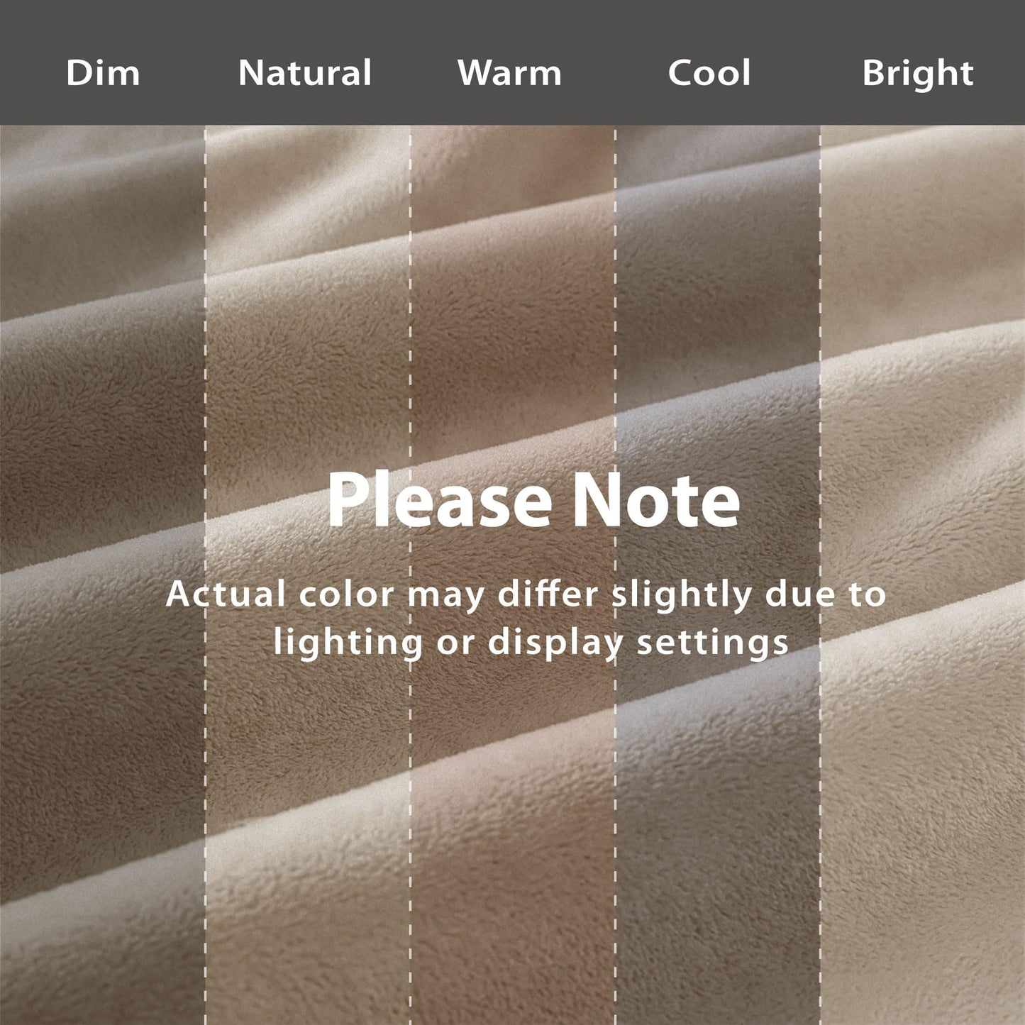 DEZ FURNISHINGS Velvet Plush Blanket, Super Soft, for Couch, Bed, All Season Use, Queen (90" x 90"), Tan