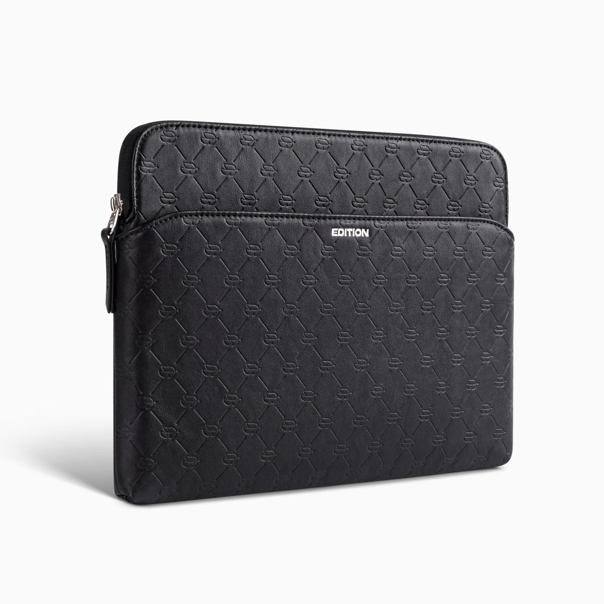 Comfyable x Edition Tablet Sleeve 11 Inch, Compatible with 11" iPad Air/Pro M4 2026, Smart/Magic Keyboard with Pencil Holder, Faux Leather Case with a Front Zip Pocket for Men Women, Black