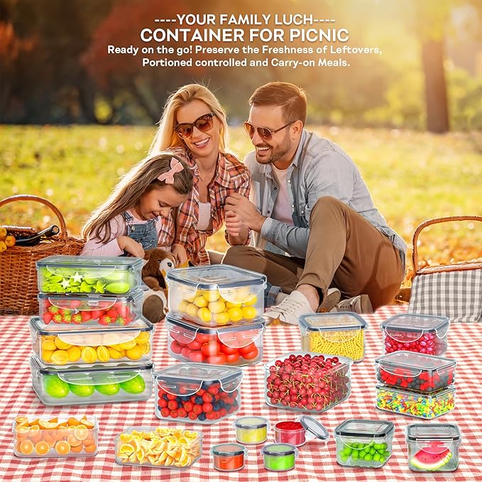 54 PCS Food Storage Containers