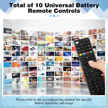 Saysurey 20 Pack TV Remote Universal Replacement Compatible with All Smart TV LED LCD HDTV 3D Series for Motel Hotel Nursing Home